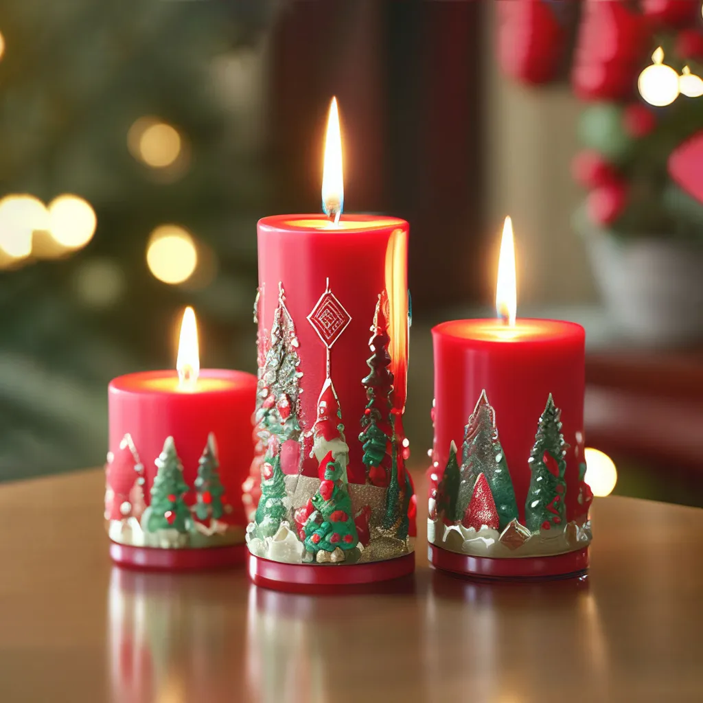 Мастер-класс по созданию рождественской свечи