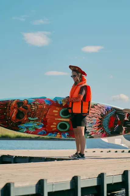 Костюмированный заплыв на сапах