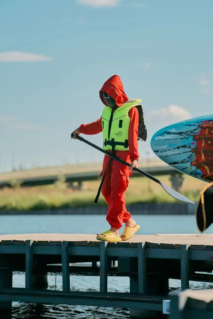 Костюмированный заплыв на сапах