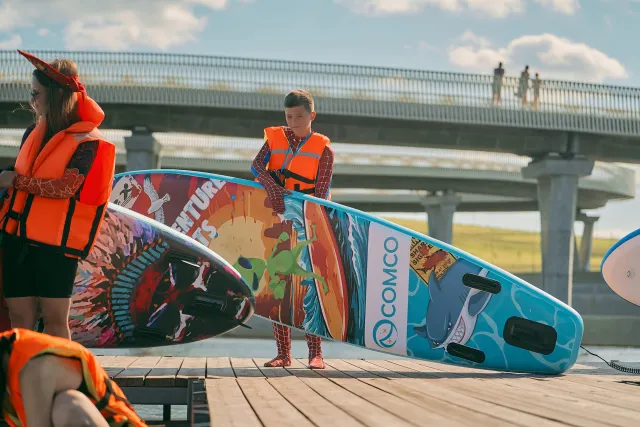 Костюмированный заплыв на сапах