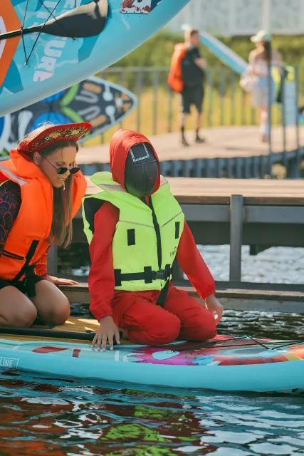 Костюмированный заплыв на сапах