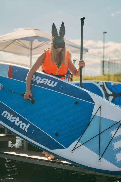 Костюмированный заплыв на сапах