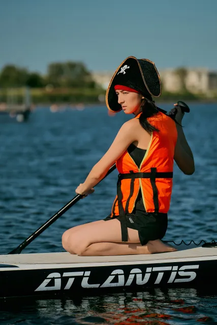 Костюмированный заплыв на сапах