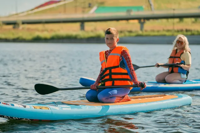 Костюмированный заплыв на сапах