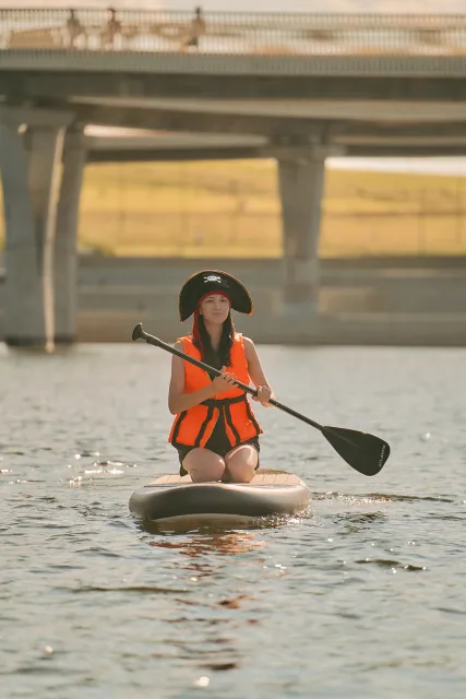 Костюмированный заплыв на сапах