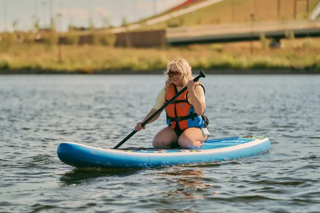 Костюмированный заплыв на сапах