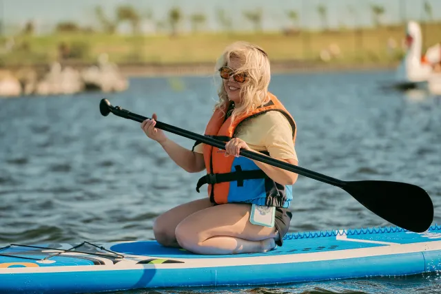 Костюмированный заплыв на сапах