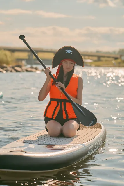 Костюмированный заплыв на сапах