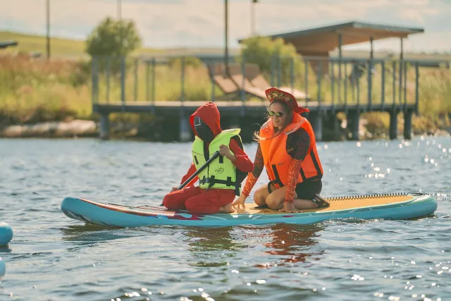 Костюмированный заплыв на сапах