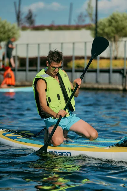 Костюмированный заплыв на сапах